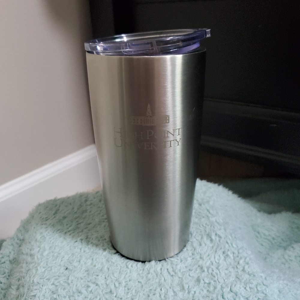 High Point University Silver Tumbler sz. 20 ounces